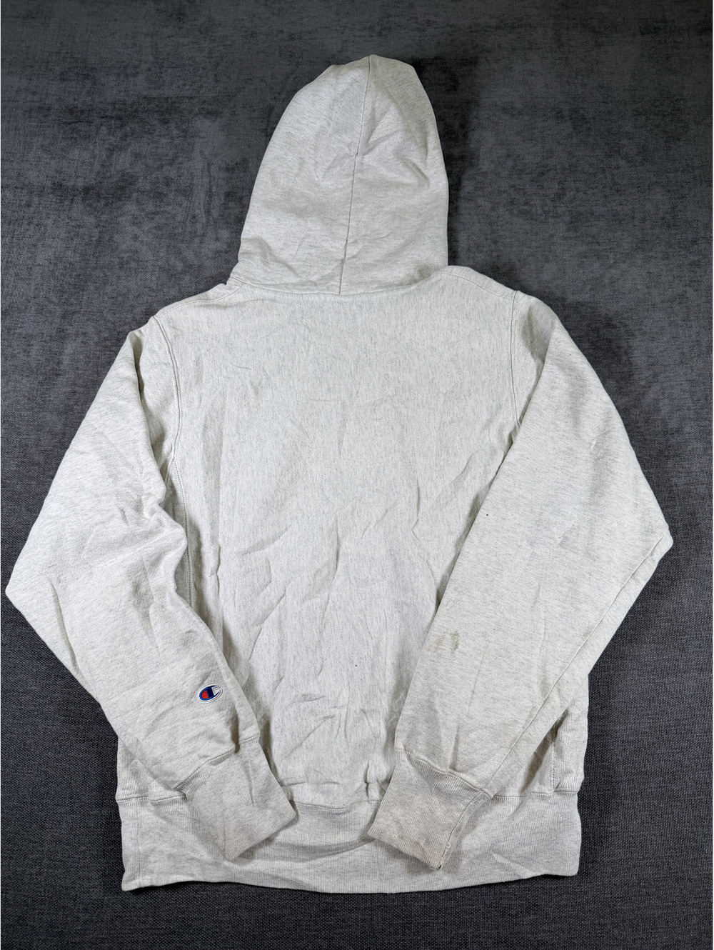 Vail Light Gray Pullover Hoodie with Front Pocket and Logo Size Small - Picture 10 of 12